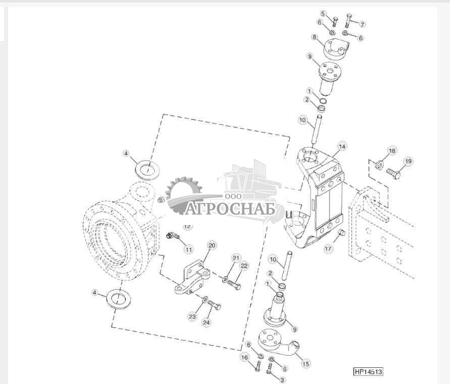 Yoke, Pivots And Caps 